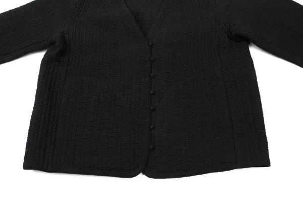 ASHA BY MDS Stitch Cotton No Collar Jacket K-174002_006