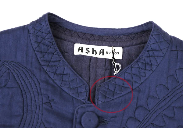 ASHA BY MDS Hand Stitch Cotton Stand Collar Vest K-174004_004