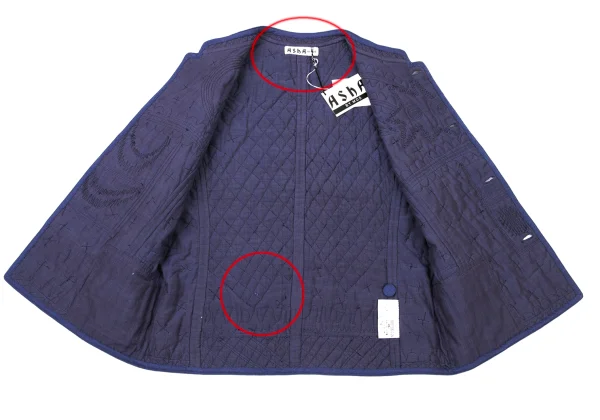 ASHA BY MDS Hand Stitch Cotton Stand Collar Vest K-174004_013