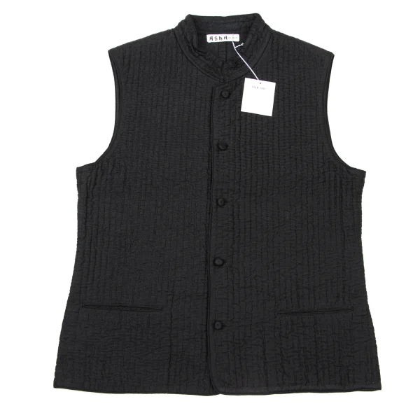 ASHA BY MDS Silk Stitch Stand Collar Vest K-174006_002