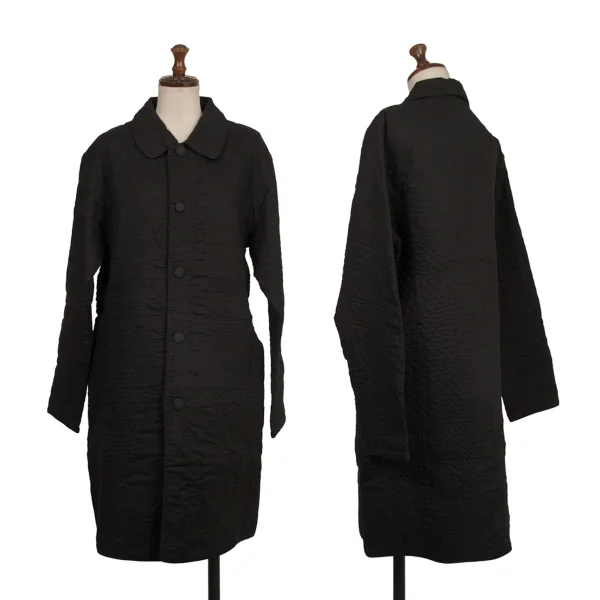 ASHA BY MDS Cotton Hand Stitch Coat Black L K-174007_001
