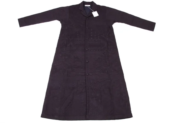 ASHA BY MDS Cotton Hand Stitch Long Coat K-174008_002
