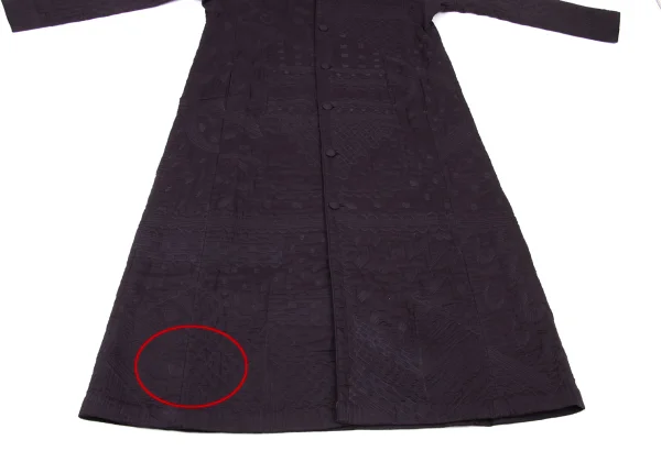 ASHA BY MDS Cotton Hand Stitch Long Coat K-174008_009