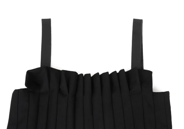 LIMI feu Leather Strap Pleated Dress K-174015_004