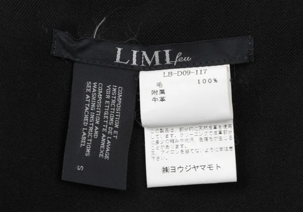 LIMI feu Leather Strap Pleated Dress K-174015_015