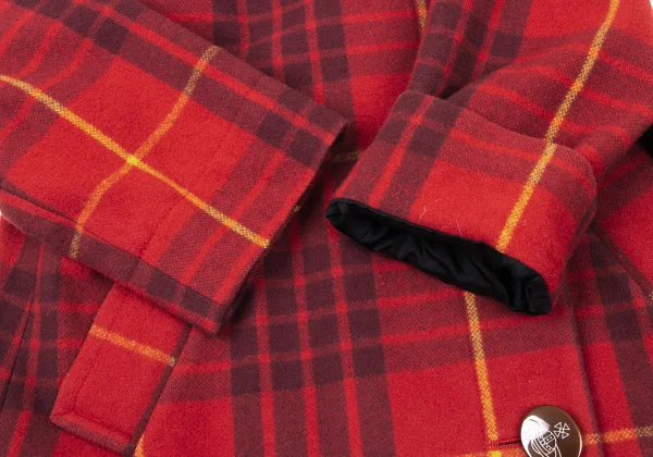 Vivienne Westwood Red Label Wool Blended Checker Half Coat K-174016_007