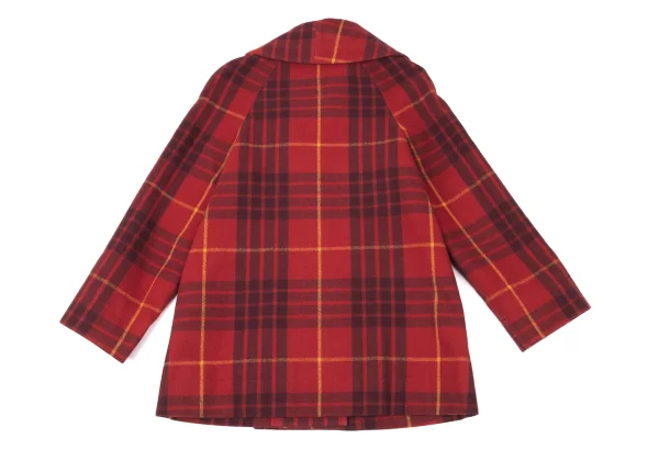 Vivienne Westwood Red Label Wool Blended Checker Half Coat K-174016_012