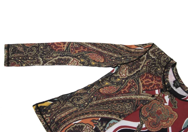 Jean Paul GAULTIER FEMME Rayon Nylon Printed Stretch Cardigan K-174022_008