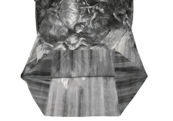 Jean Paul GAULTIER FEMME Ballerina Print Mesh Turtleneck Sleeveless Top K-174023_010