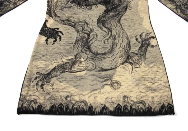 Jean Paul GAULTIER FEMME Dragon Drawing Print Tops K-174024_009