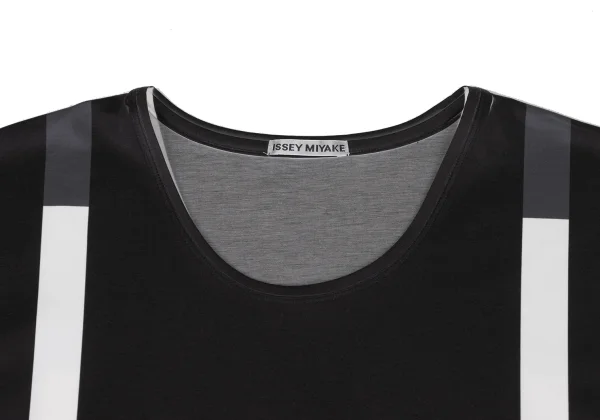 ISSEY MIYAKE Panel Printed Square Top K-174026_004