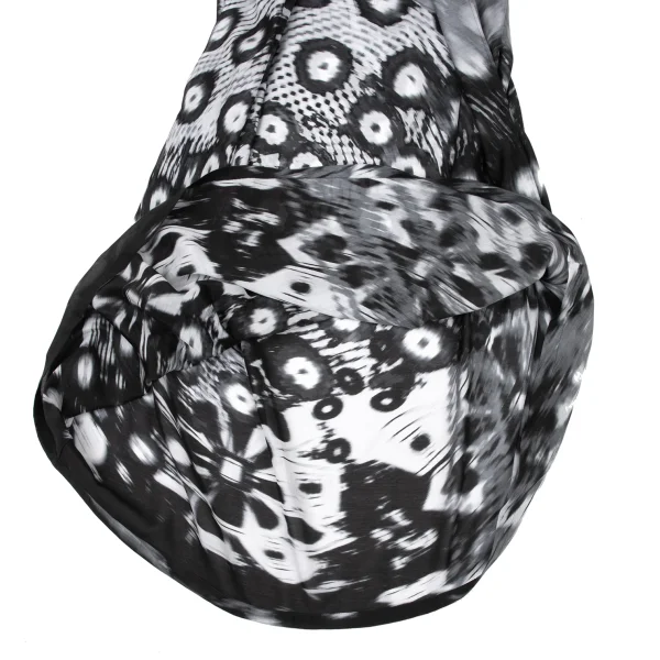 ISSEY MIYAKE Blurred Graphic Print V-Neck Tunic K-174032_007