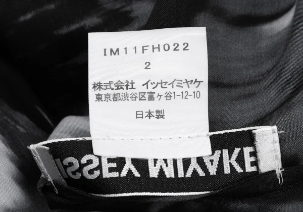 ISSEY MIYAKE Blurred Graphic Print V-Neck Tunic K-174032_013