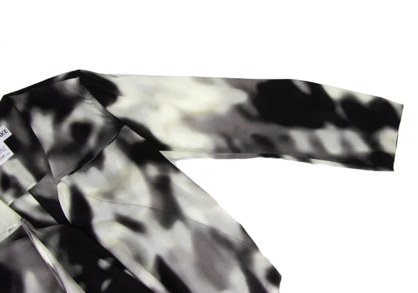 ISSEY MIYAKE Tencell Printed Wrap Jacket K-174033_006