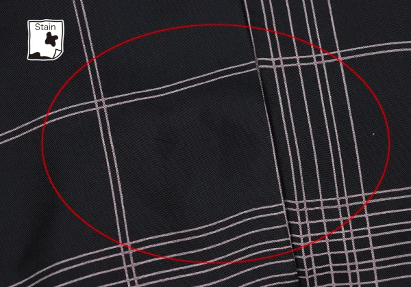 ISSEY MIYAKE Cotton Gather Patch Check Jacket K-174034_014