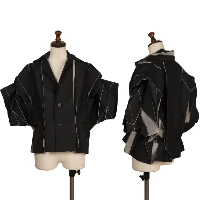 ISSEY MIYAKE Poly Blend Origami-Design Jacket