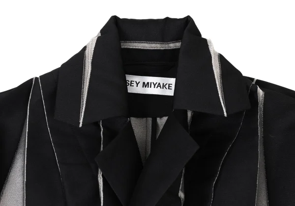 ISSEY MIYAKE Poly Blend Origami-Design Jacket K-174035_004