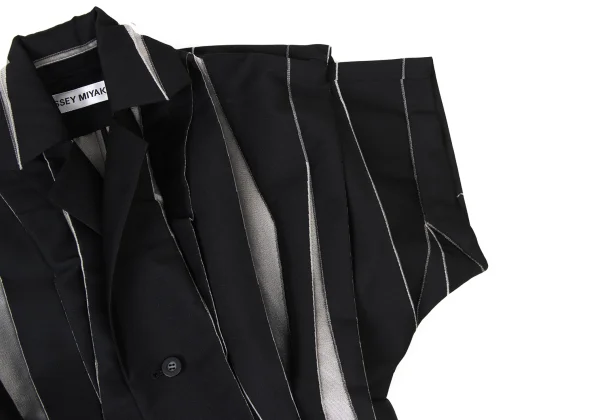 ISSEY MIYAKE Poly Blend Origami-Design Jacket K-174035_005