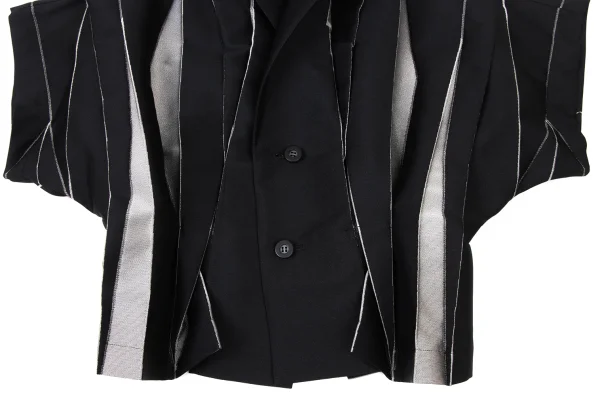 ISSEY MIYAKE Poly Blend Origami-Design Jacket K-174035_006