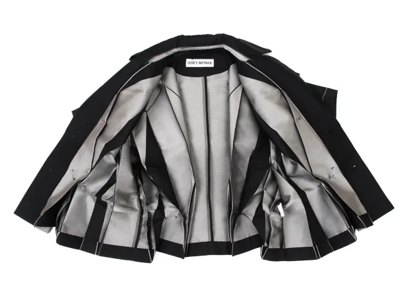 ISSEY MIYAKE Poly Blend Origami-Design Jacket K-174035_008