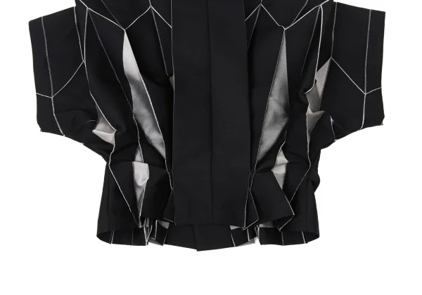 ISSEY MIYAKE Poly Blend Origami-Design Jacket K-174035_010