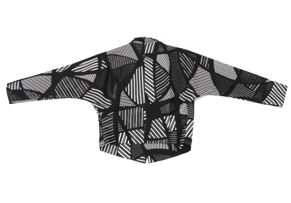 ISSEY MIYAKE Striped Polyurethane Print Jacket K-174036_010