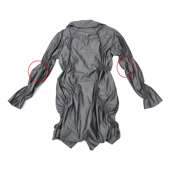 ISSEY MIYAKE Shirring Design Long Jacket K-174037_011