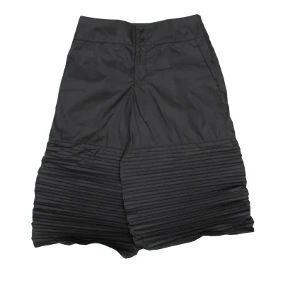 ISSEY MIYAKE Hem Pleats Switching Half Pants