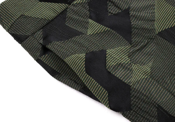 ISSEY MIYAKE Nylon Poly Geometric Jacquard Pants K-174041_005