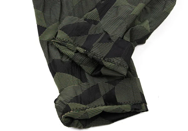 ISSEY MIYAKE Nylon Poly Geometric Jacquard Pants K-174041_008