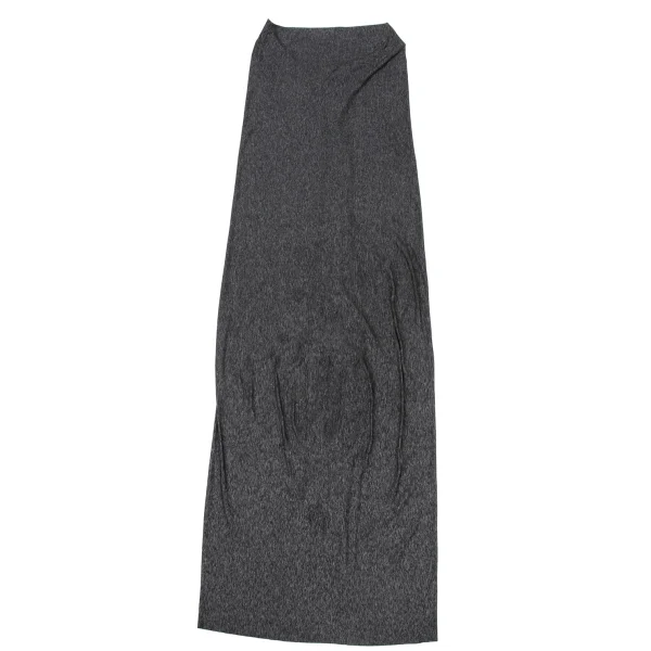 ISSEY MIYAKE FETE Rayon Blend Stretch Melange Tube Top Dress K-174042_002