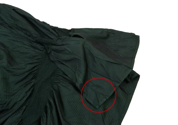 ISSEY MIYAKE FETE A-POC INSIDE Dyed Nylon Poly Asymmetric Gather Top K-174043_005