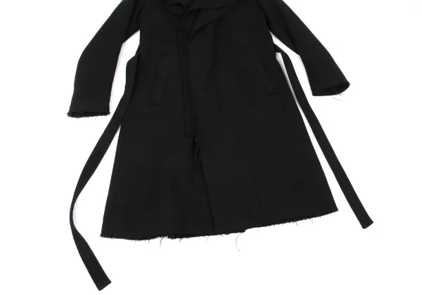 Ground Y Wool Poly Cutting Zip Coat K-174046_008