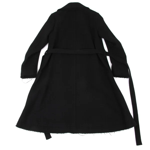 Ground Y Wool Poly Cutting Zip Coat K-174046_015
