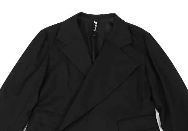 Ground Y Asymmetric Wool Gabardine Jacket K-174047_002