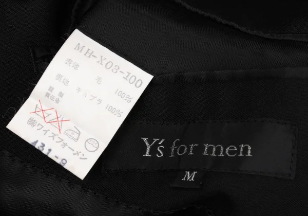 Y's for men Wool Double Breasted Jacket K-174050_018