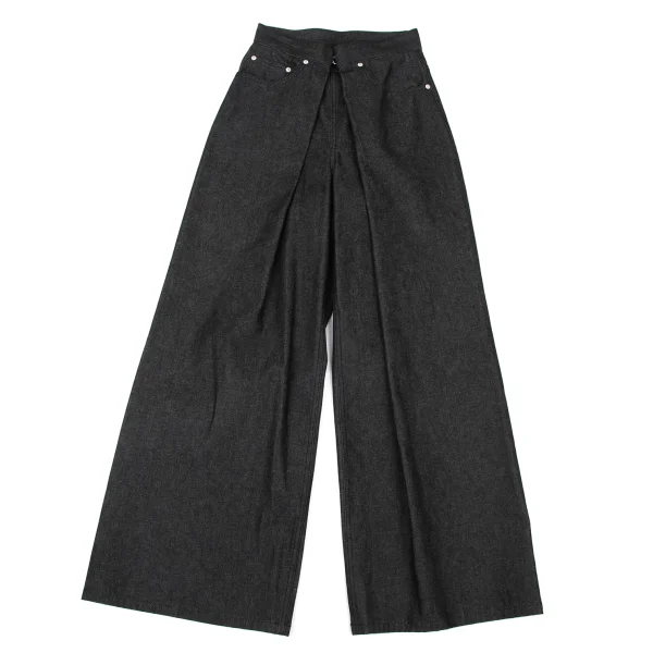 JOHN LAWRENCE SULLIVAN Front Wrap Design Baggy Jeans  Indigo S K-174052_001