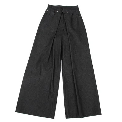 JOHN LAWRENCE SULLIVAN Front Wrap Design Baggy Jeans