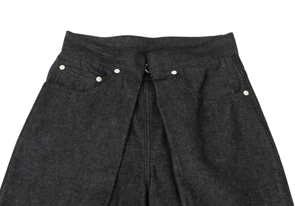 JOHN LAWRENCE SULLIVAN Front Wrap Design Baggy Jeans K-174052_002