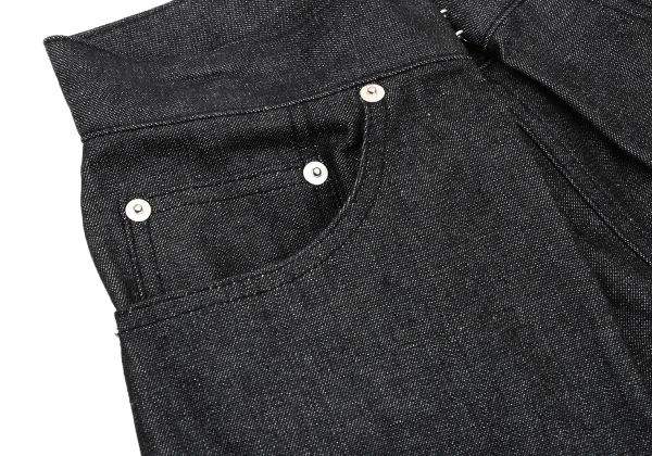JOHN LAWRENCE SULLIVAN Front Wrap Design Baggy Jeans K-174052_007