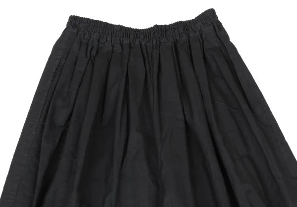 ASHA BY MDS Gathered Waist Zigzag Trim Hem Pants K-174055_002