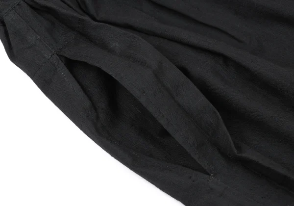 ASHA BY MDS Gathered Waist Zigzag Trim Hem Pants K-174055_004