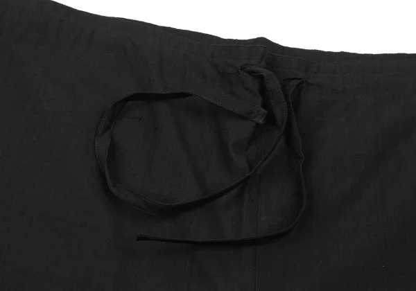 ASHA BY MDS Waist Drawstring Design Zigzag Trim Wide Pants K-174056_003