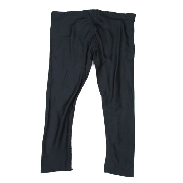 ASHA BY MDS Silk Waist Drawstring Design Zigzag Trim Pants K-174057_009