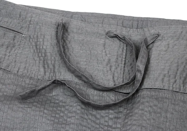ASHA BY MDS Stitch Waist Drawstring Switching Pants K-174063_002