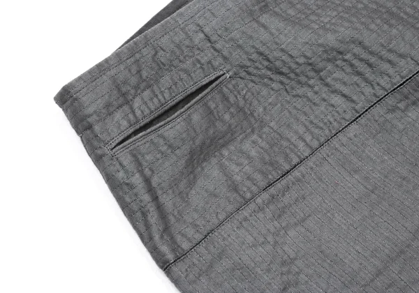 ASHA BY MDS Stitch Waist Drawstring Switching Pants K-174063_006