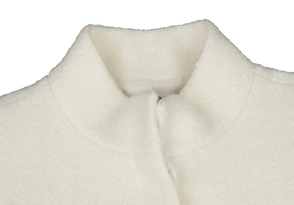 La Mode BALENCIAGA Wool Loop Tweed Stand Collar Jacket K-174064_004