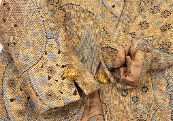NINA RICCI Cotton Blend Glitter Jacquard Jacket K-174067_006