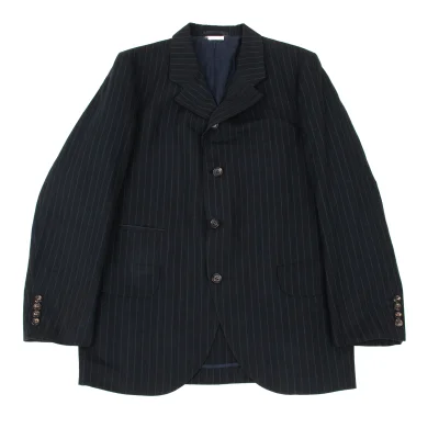 COMME des GARCONS HOMME DEUX Cotton Linen Stripe Jacket