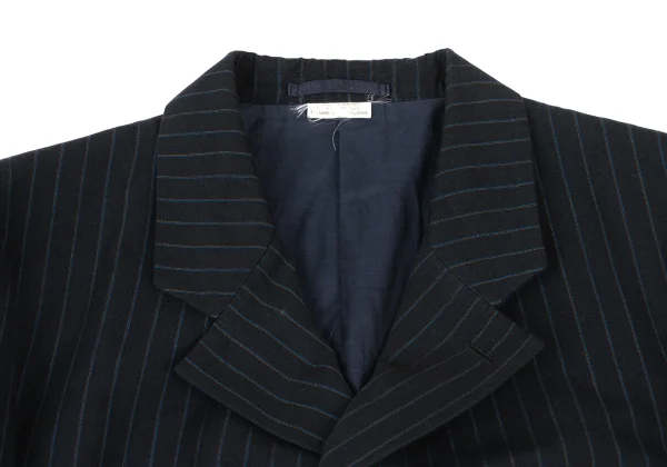 COMME des GARCONS HOMME DEUX Cotton Linen Stripe Jacket K-174068_003